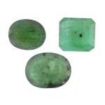 Green Emerald – 13.27 Carats (Ratti-14.66 ) Panna ~ 3 Pcs Seller Pack